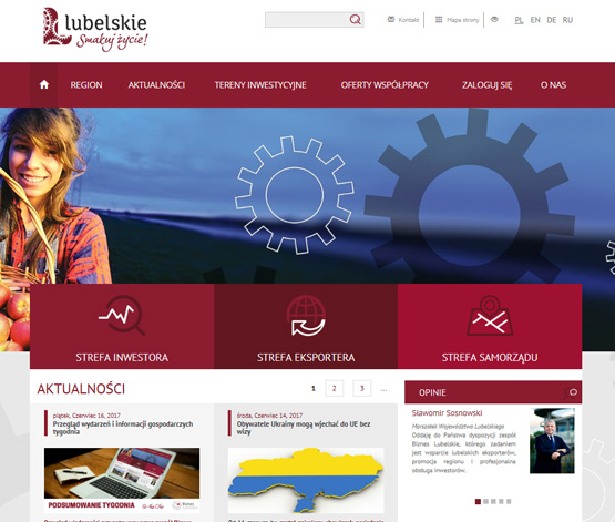 Portal gospodarczy Województwa Lubelskiego